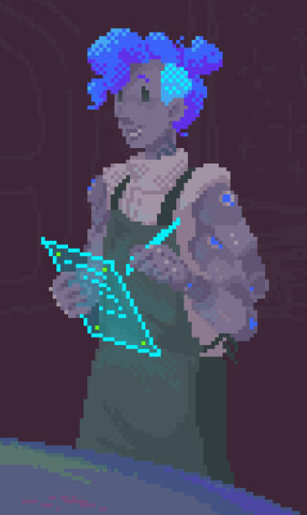 Image of character art from the game